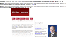 Desktop Screenshot of hjflaw.com